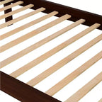 Letto a castello singolo sopra singolo con scala contenitore, colore espresso/grigio/bianco – 2 posti letto