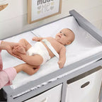 Fasciatoio sagomato bianco con rivestimento rimovibile – Per 1 bambino