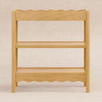 Fasciatoio con 2 Ripiani – Blu Caletta / Miele / Verde Salvia Chiaro / Noce Naturale / Giallo Pallido / Bianco | Stile Onda Arrotondata | 1 Bambino