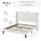 Letto imbottito in velluto con testiera ad ali, nero/bianco/blu – Matrimoniale / Queen / King, 1–2 persone, non necessita di rete a molle