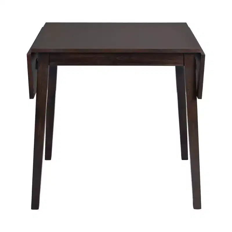 Tavolo da Pranzo Allungabile Marrone / Espresso / Naturale, 4 Posti, Gambe in Legno di Gomma