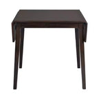 Tavolo da Pranzo Allungabile Marrone / Espresso / Naturale, 4 Posti, Gambe in Legno di Gomma