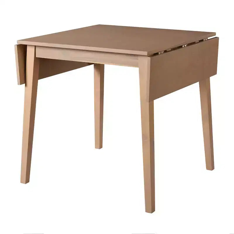Tavolo da Pranzo Allungabile Marrone / Espresso / Naturale, 4 Posti, Gambe in Legno di Gomma