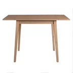 Tavolo da Pranzo Allungabile Marrone / Espresso / Naturale, 4 Posti, Gambe in Legno di Gomma