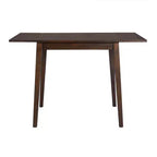 Tavolo da Pranzo Allungabile Marrone / Espresso / Naturale, 4 Posti, Gambe in Legno di Gomma
