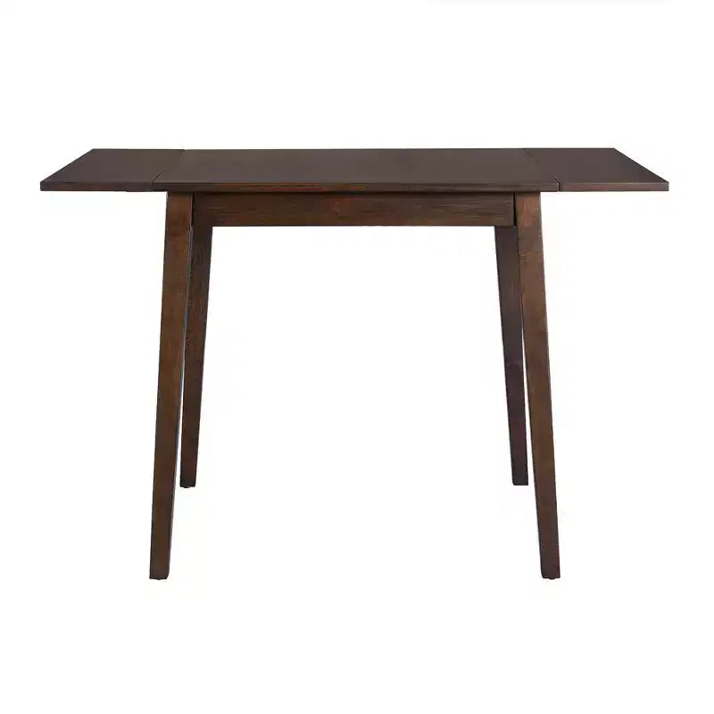 Tavolo da Pranzo Allungabile Marrone / Espresso / Naturale, 4 Posti, Gambe in Legno di Gomma