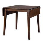 Tavolo da Pranzo Allungabile Marrone / Espresso / Naturale, 4 Posti, Gambe in Legno di Gomma