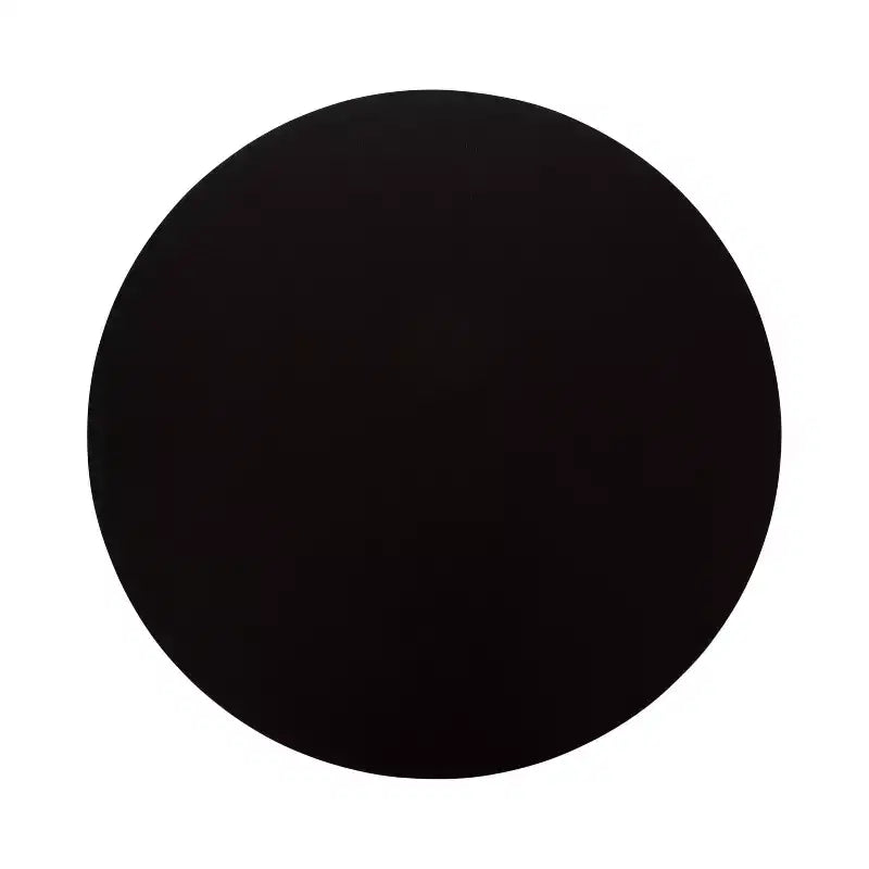 Tavolino rotondo nero/naturale in legno, gambe treppiede, 1 posto