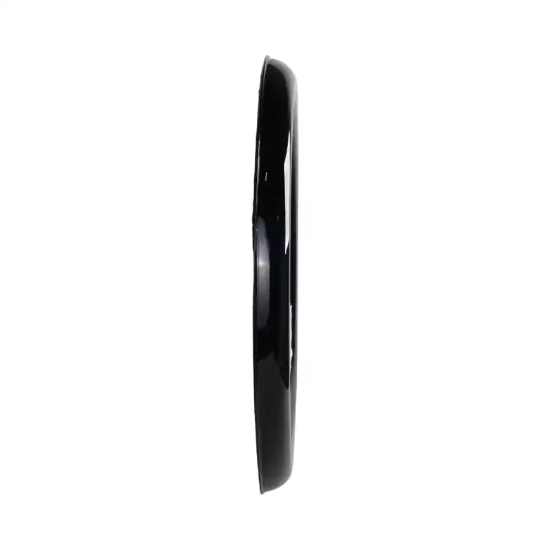 Specchio rotondo da parete – Nero/Blu, Cornice in metallo, Singolo