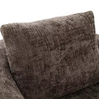 Poltrona girevole a barilotto con schienale trapuntato, seduta singola – Beige+Marrone / Marrone / Verde / Rosa